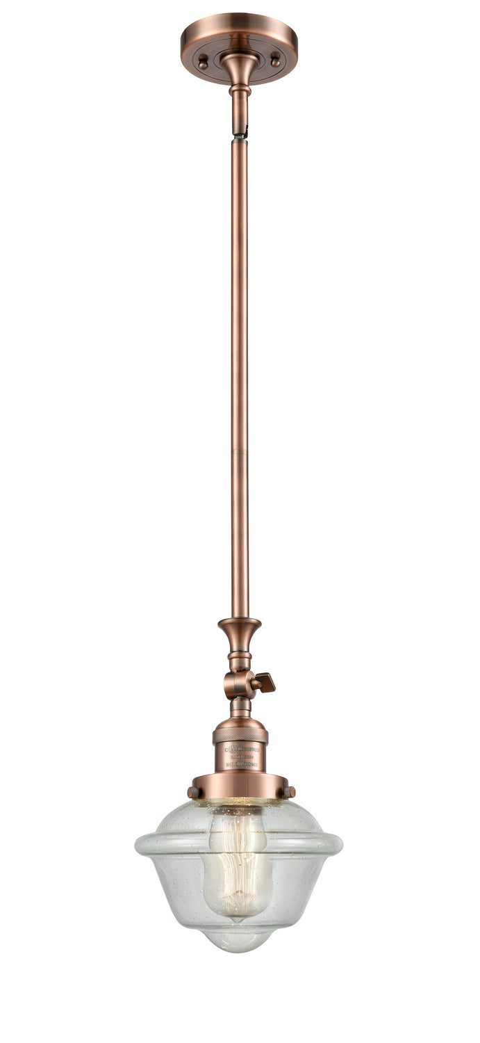 Innovations 206-AC-G534-LED LED Mini Pendant, Antique Copper