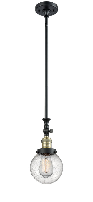 Innovations 206-BAB-G204-6-LED LED Mini Pendant, Black Antique Brass