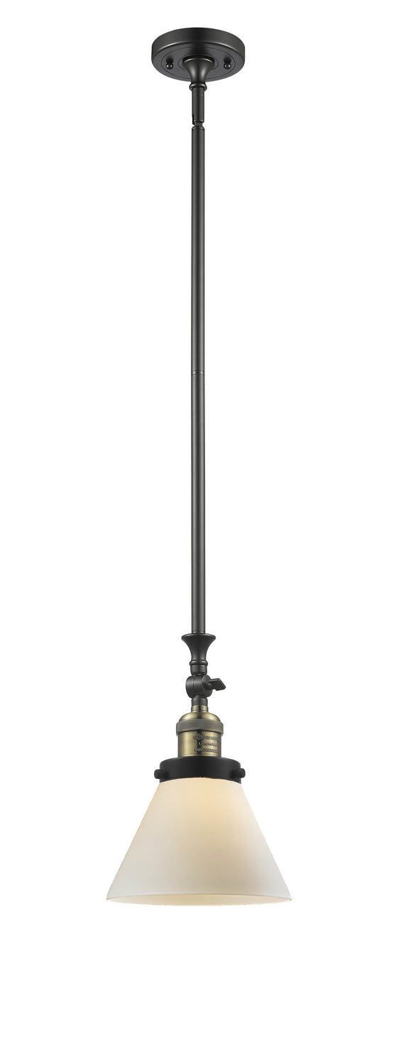 Innovations 206-BAB-G41 One Light Mini Pendant, Black Antique Brass