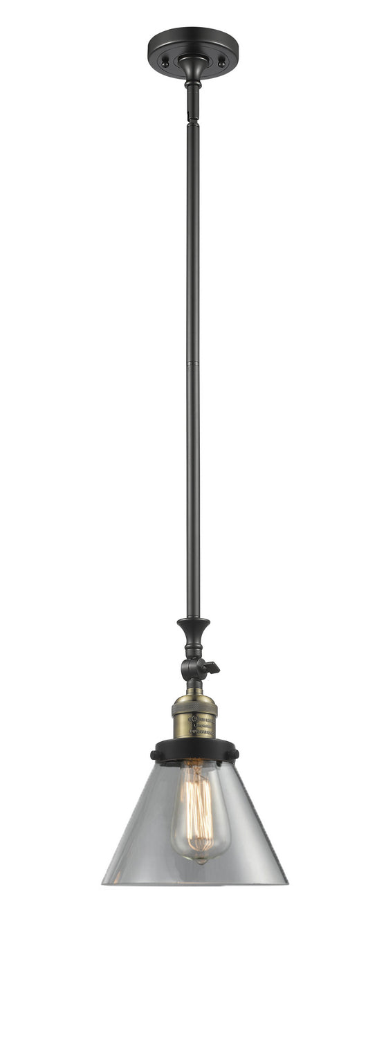 Innovations 206-BAB-G42 One Light Mini Pendant, Black Antique Brass