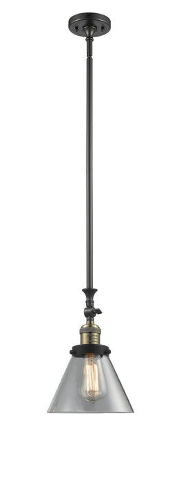 Innovations 206-BAB-G42 One Light Mini Pendant, Black Antique Brass