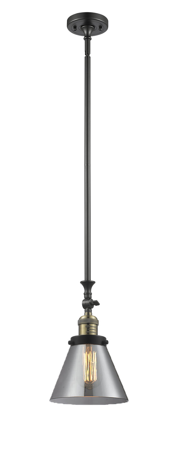 Innovations 206-BAB-G43-LED LED Mini Pendant, Black Antique Brass