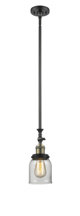 Innovations 206-BAB-G52 One Light Mini Pendant, Black Antique Brass