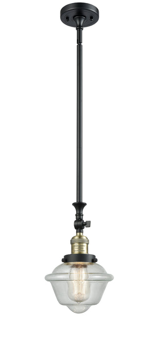 Innovations 206-BAB-G532 One Light Mini Pendant, Black Antique Brass
