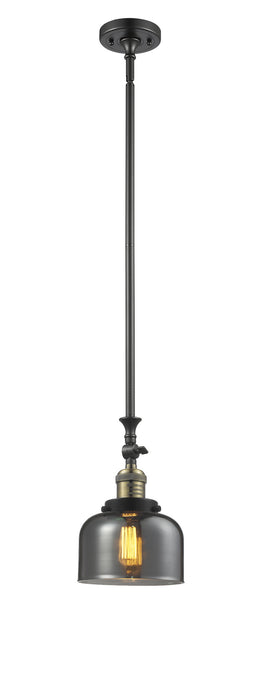 Innovations 206-BAB-G73-LED LED Mini Pendant, Black Antique Brass