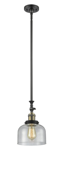 Innovations 206-BAB-G74-LED LED Mini Pendant, Black Antique Brass