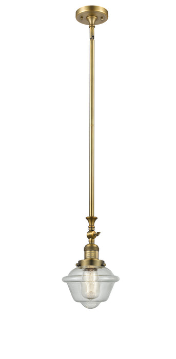 Innovations 206-BB-G534 One Light Mini Pendant, Brushed Brass