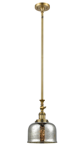 Innovations 206-BB-G78 One Light Mini Pendant, Brushed Brass