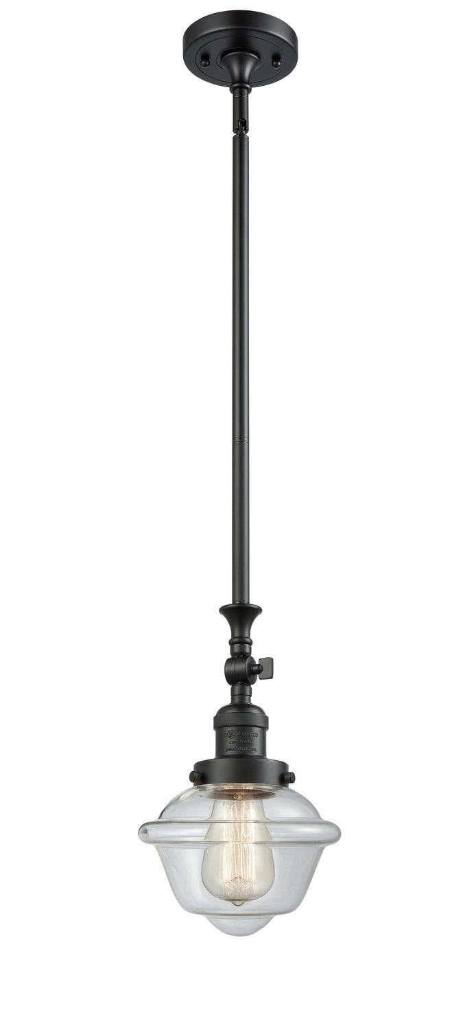 Innovations 206-BK-G532 One Light Mini Pendant, Matte Black