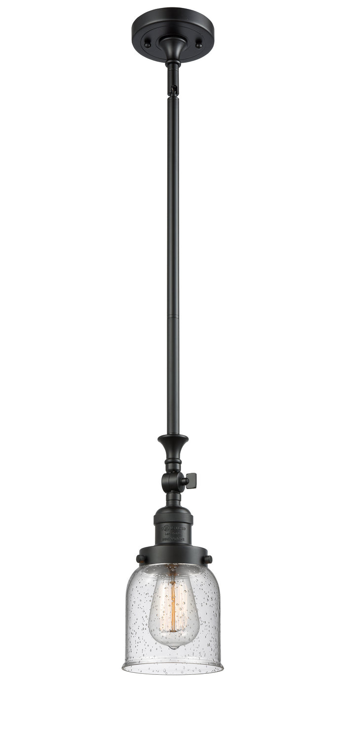 Innovations 206-BK-G54 One Light Mini Pendant, Matte Black