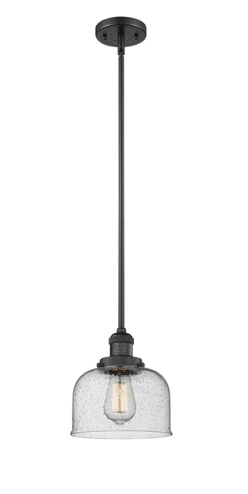 Innovations 206-BK-G74 One Light Mini Pendant, Matte Black