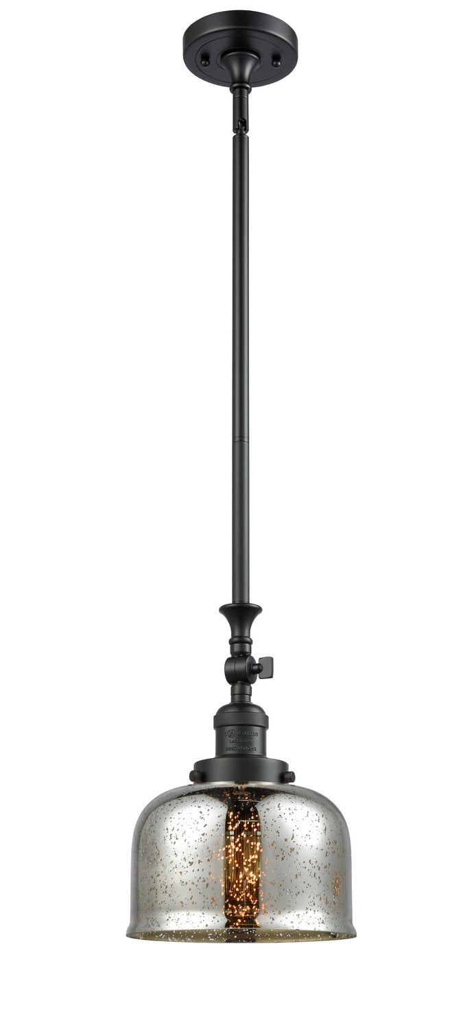 Innovations 206-BK-G78 One Light Mini Pendant, Matte Black