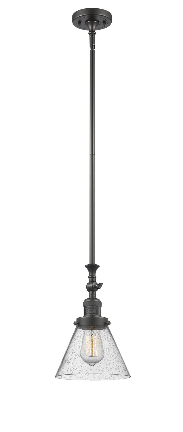 Innovations 206-OB-G44-LED LED Mini Pendant, Oil Rubbed Bronze