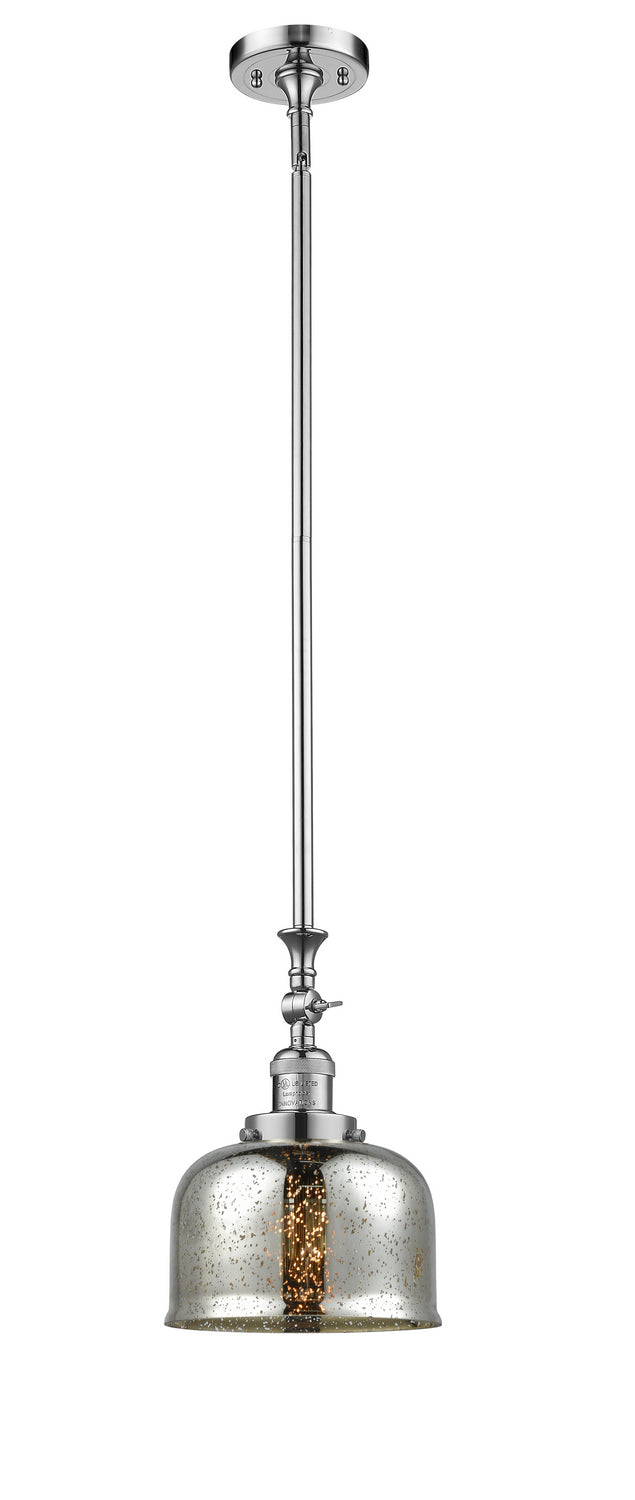 Innovations 206-PC-G78 One Light Mini Pendant, Polished Chrome