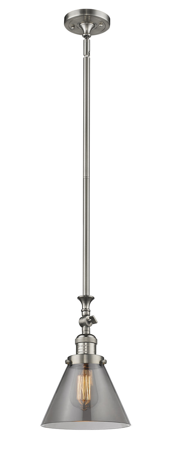 Innovations 206-SN-G43-LED LED Mini Pendant, Brushed Satin Nickel