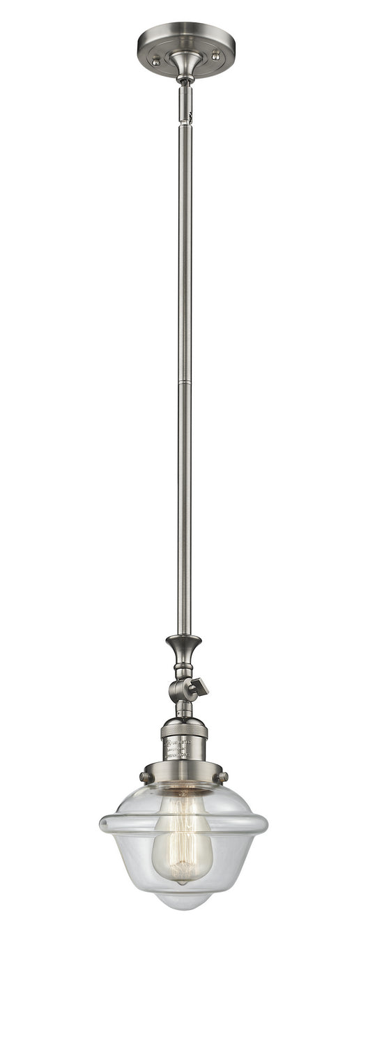 Innovations 206-SN-G532 One Light Mini Pendant, Brushed Satin Nickel