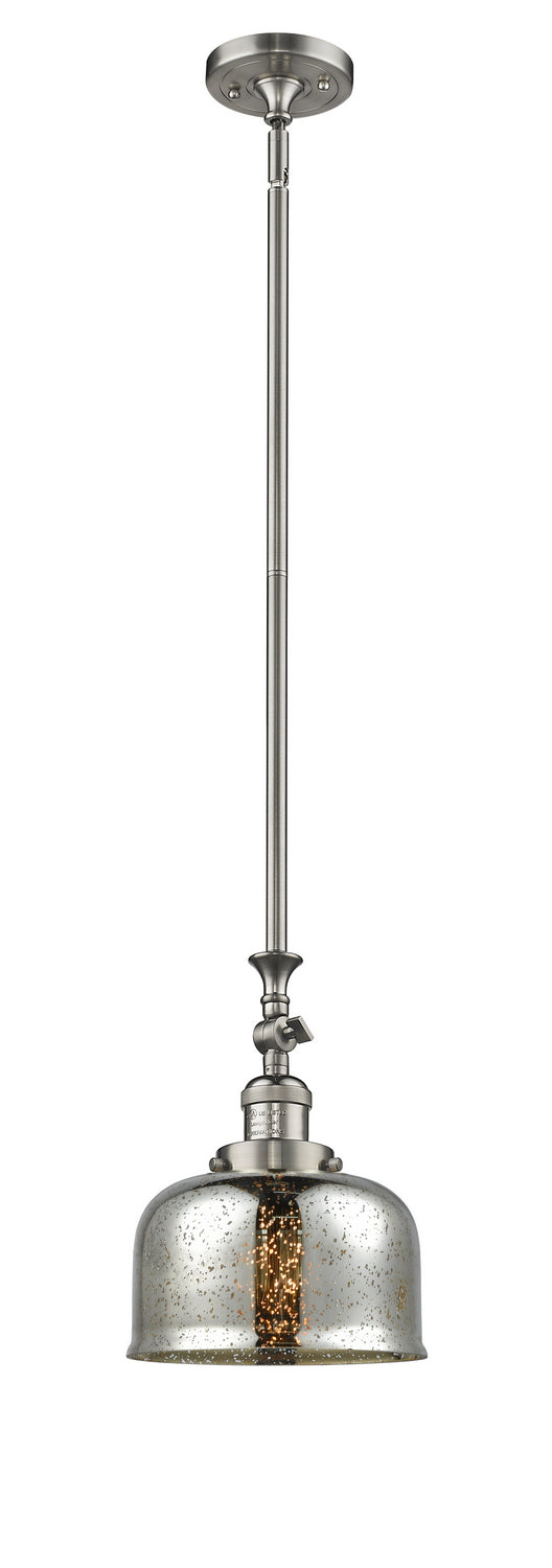 Innovations 206-SN-G78 One Light Mini Pendant, Brushed Satin Nickel