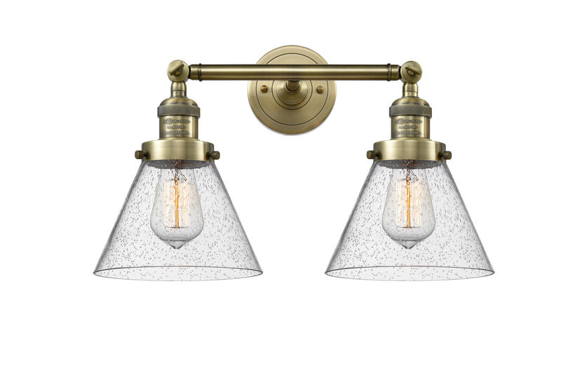Innovations 208-AB-G44-LED LED Bath Vanity, Antique Brass