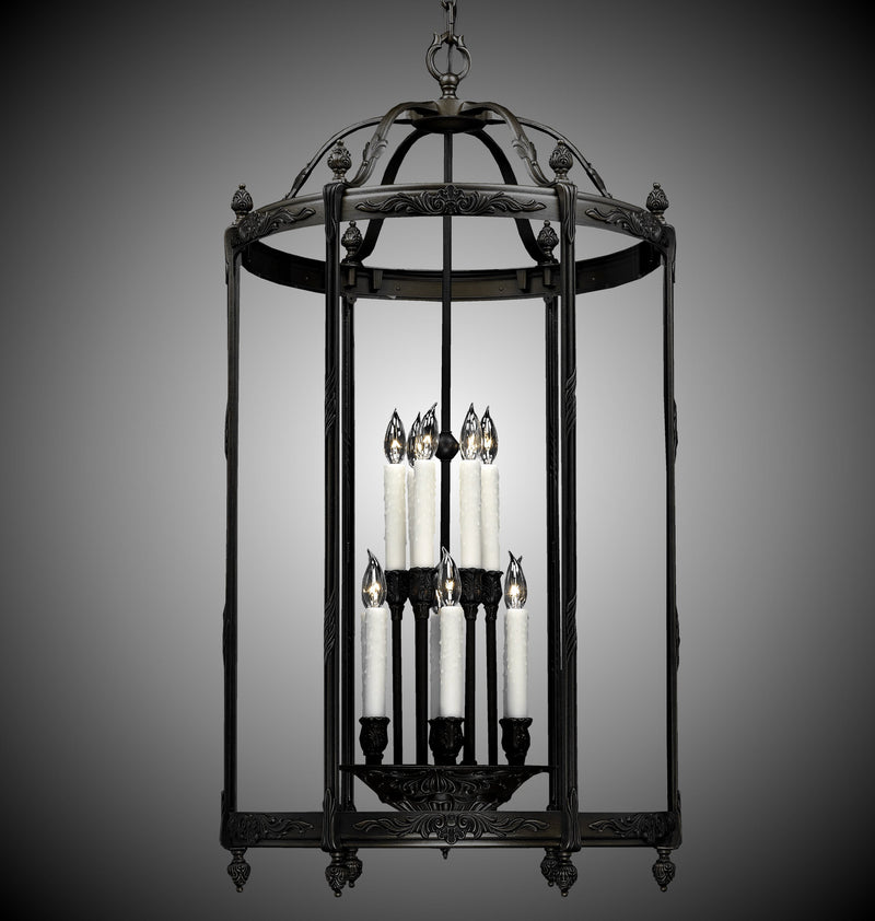 American Brass & Crystal LT2124-23S-PI 12 Light Lantern, Empire Bronze