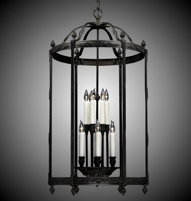American Brass & Crystal LT2124-23S-PI 12 Light Lantern, Empire Bronze