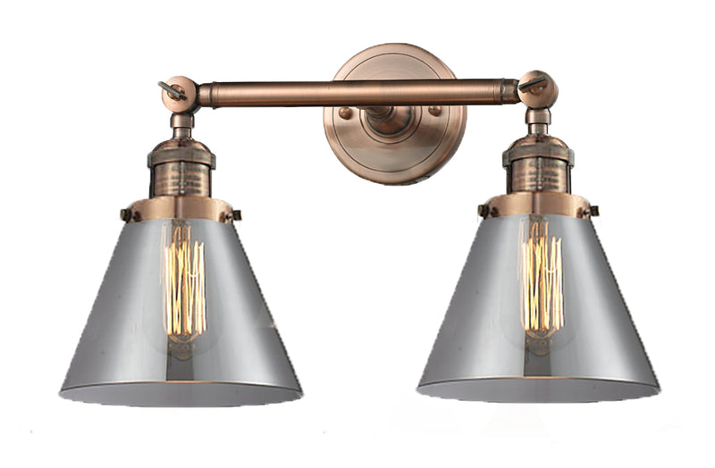 Innovations 208-AC-G43-LED LED Bath Vanity, Antique Copper