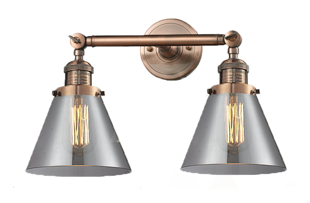 Innovations 208-AC-G43-LED LED Bath Vanity, Antique Copper