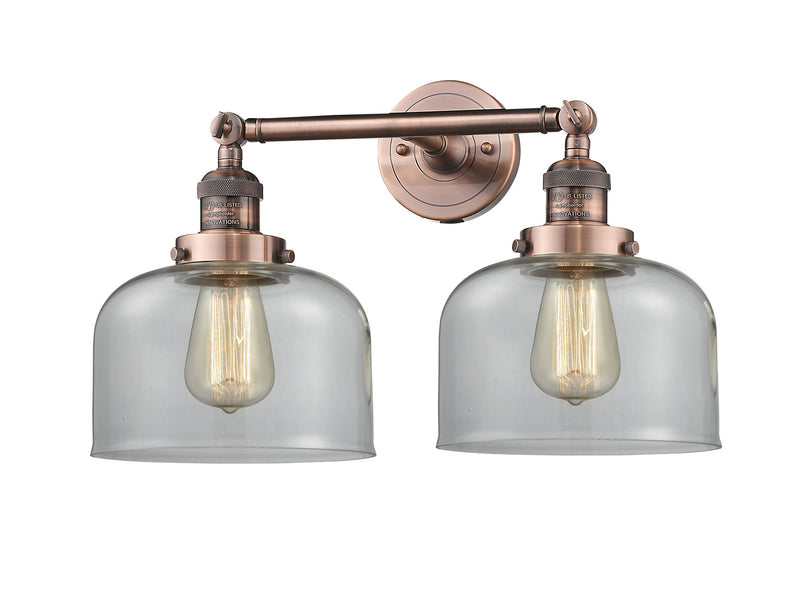 Innovations 208-AC-G72-LED LED Bath Vanity, Antique Copper