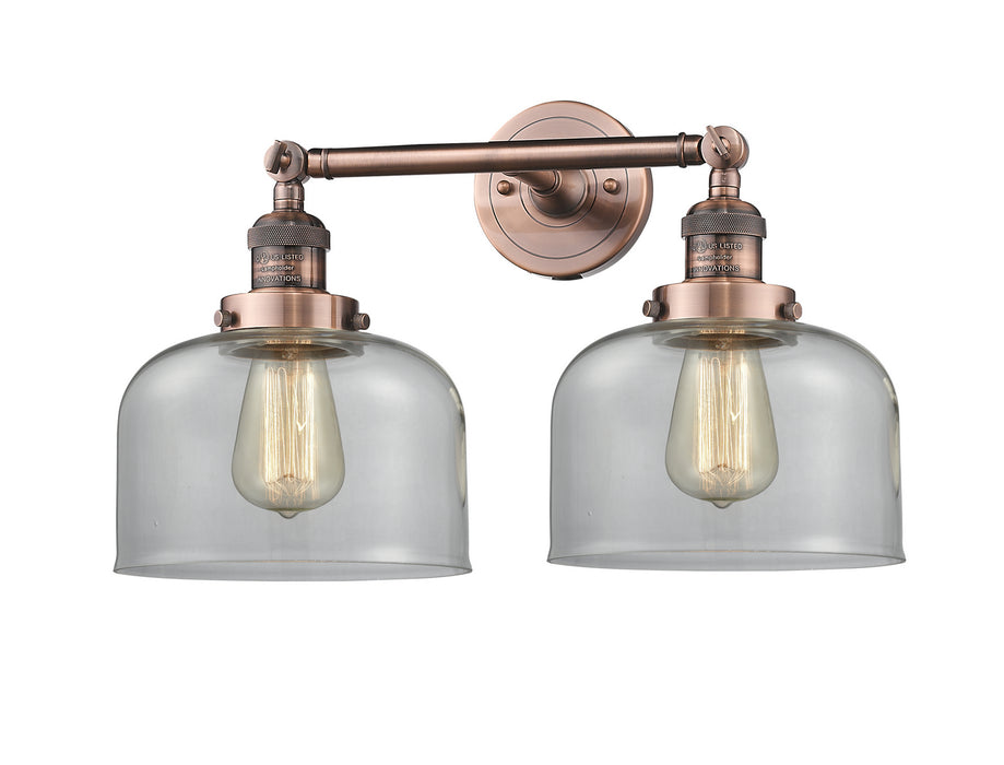 Innovations 208-AC-G72-LED LED Bath Vanity, Antique Copper