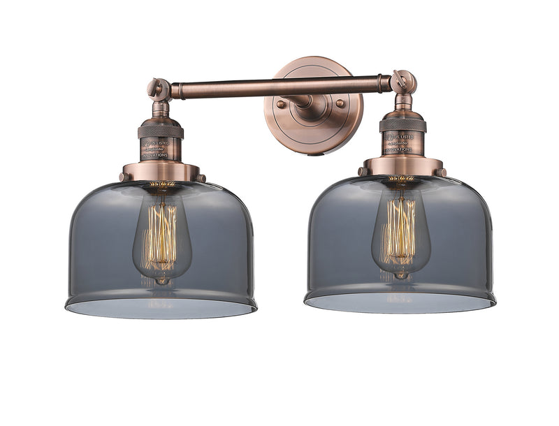 Innovations 208-AC-G73-LED LED Bath Vanity, Antique Copper