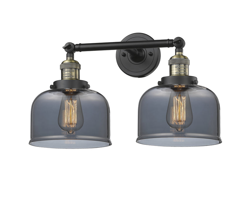 Innovations 208-BAB-G73 Two Light Bath Vanity, Black Antique Brass