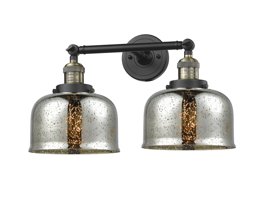 Innovations 208-BAB-G78 Two Light Bath Vanity, Black Antique Brass