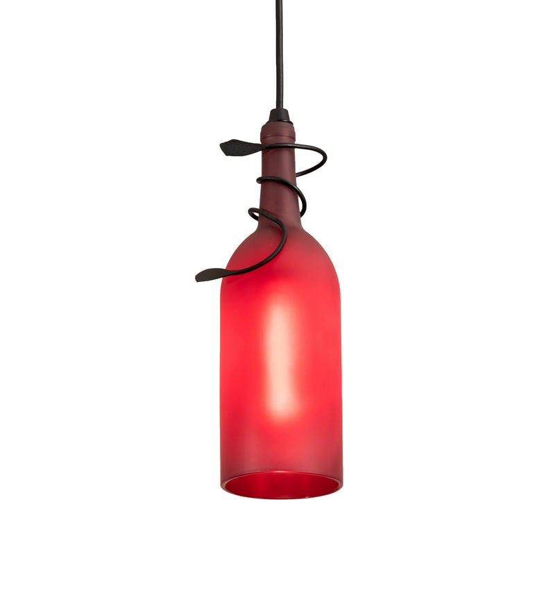Meyda Tiffany 106941 One Light Mini Pendant, Black Metal