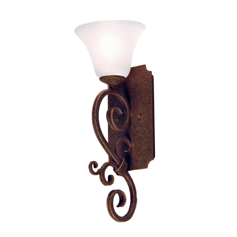 Meyda Tiffany 120139 One Light Wall Sconce, Gilded Tobacco