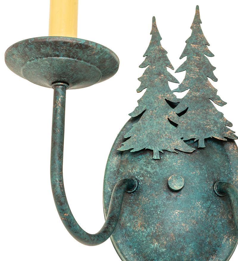 Meyda Tiffany 120783 Two Light Wall Sconce, Golden Verde
