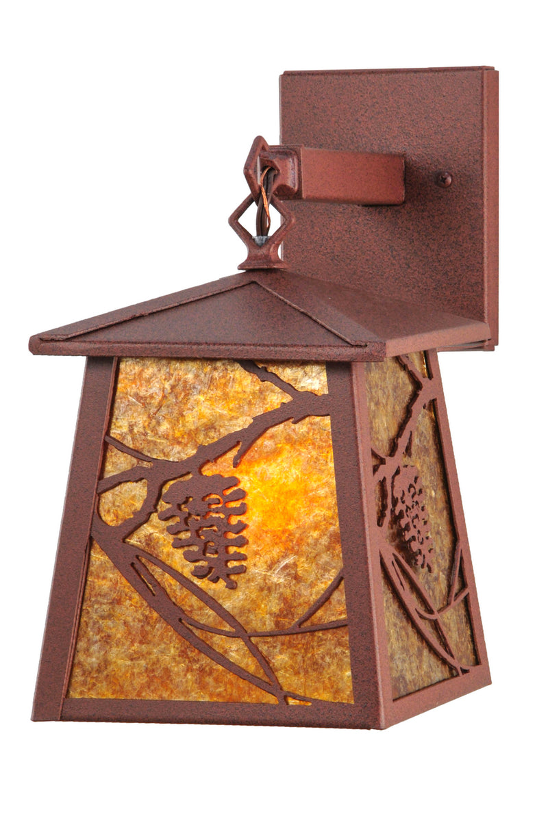 Meyda Tiffany 143348 One Light Wall Sconce, Rust