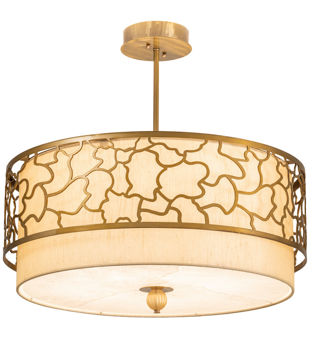 Meyda Tiffany 190175 LED Pendant, Brass Powder Coat