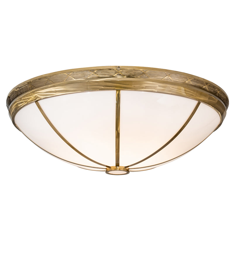 Meyda Tiffany 191819 12 Light Flushmount, Brass Powder Coat