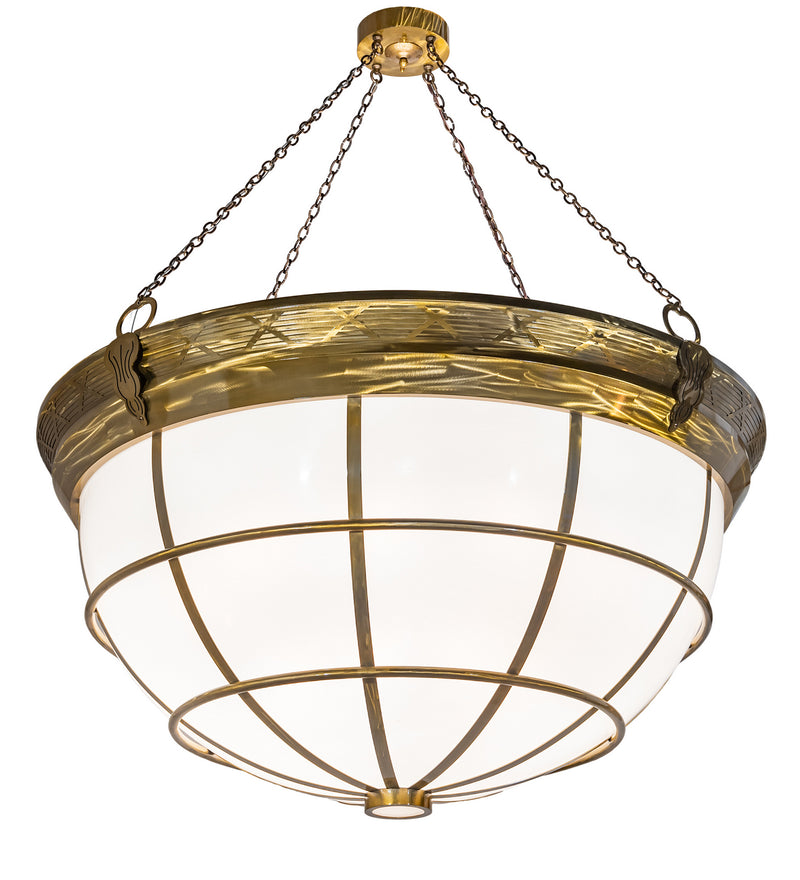 Meyda Tiffany 191820 18 Light Pendant, Brass/Black Hills Gold