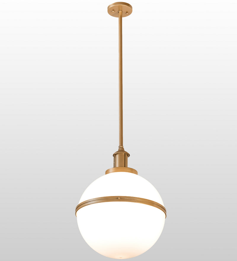 Meyda Tiffany 194038 One Light Pendant, Champagne Metallic