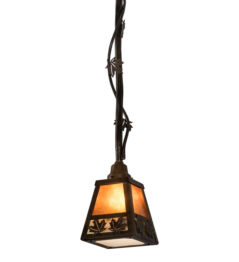 Meyda Tiffany 197529 One Light Pendant, Light Burnished Antique Copper