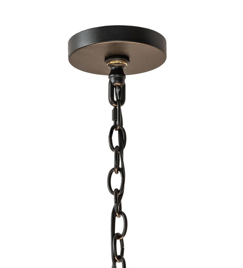 Meyda Tiffany 197674 12 Light Pendant, Textured Black