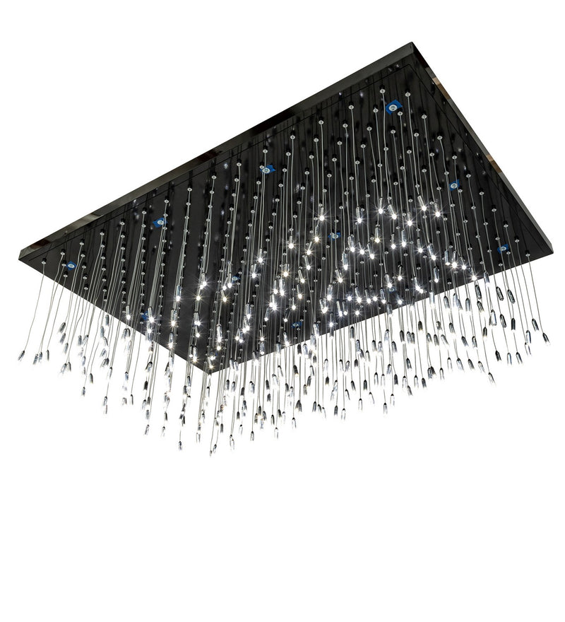 Meyda Tiffany 197764 LED Pendant, Jet Black