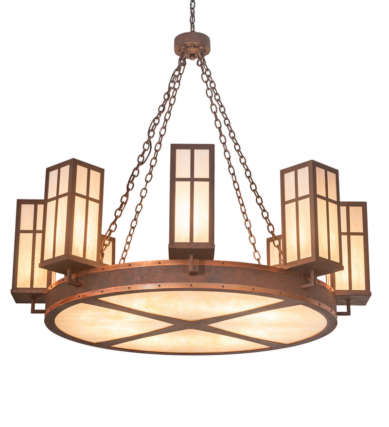 Meyda Tiffany 198973 16 Light Chandelier, Rusty Nail & Vintage Copper