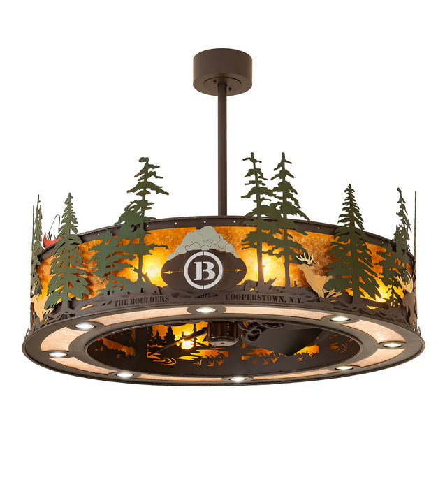 Meyda Tiffany 199703 44"Chandel-Air, Oil Rubbed Bronze