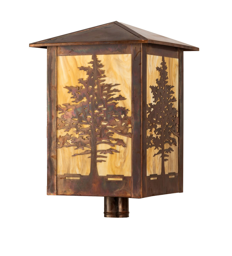 Meyda Tiffany 199846 One Light Post Mount, Vintage Copper