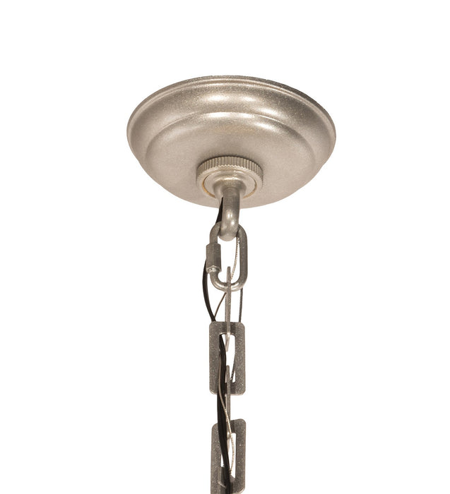 Meyda Tiffany 200430 Six Light Pendant, Light Sandstone
