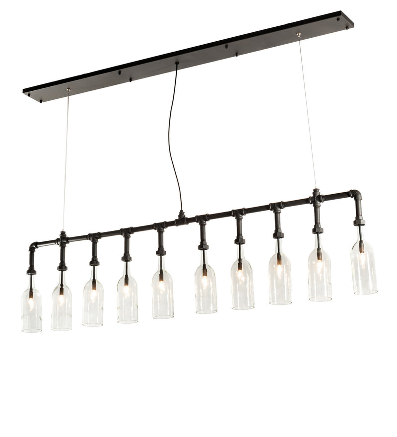 Meyda Tiffany 201075 LED Pendant, Wrought Iron