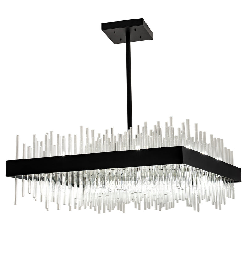 Meyda Tiffany 201572 LED Chandelier, Solar Black
