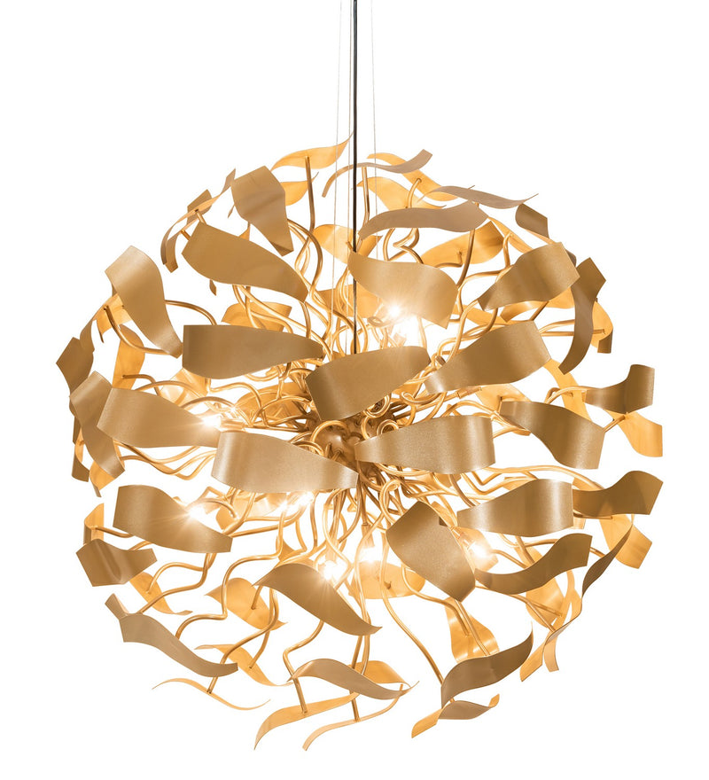 Meyda Tiffany 201669 18 Light Chandelier, Champagne Metallic