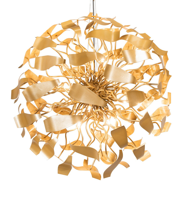 Meyda Tiffany 201669 18 Light Chandelier, Champagne Metallic